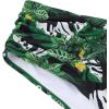imageAmerican Trends Womens High Waisted Bikini Swimsuits Push Up Bikini Sets Sexy Bathing Suits Two Piece SwimsuitGreen Floral Print