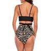 imageAmerican Trends Womens High Waisted Bikini Swimsuits Push Up Bikini Sets Sexy Bathing Suits Two Piece SwimsuitLeopard Patten