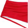 imageAmerican Trends Womens High Waisted Bikini Swimsuits Push Up Bikini Sets Sexy Bathing Suits Two Piece SwimsuitRed