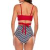 imageAmerican Trends Womens High Waisted Bikini Swimsuits Push Up Bikini Sets Sexy Bathing Suits Two Piece SwimsuitRed Print