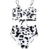 imageAmerican Trends Womens High Waisted Bikini Swimsuits Push Up Bikini Sets Sexy Bathing Suits Two Piece SwimsuitWhite Black