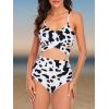 imageAmerican Trends Womens High Waisted Bikini Swimsuits Push Up Bikini Sets Sexy Bathing Suits Two Piece SwimsuitWhite Black