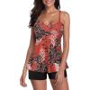 Red Black Floral