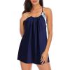 Navy Blue Print