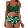 Green Floral Print