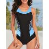 imageAmerican Trends Athletic Swimsuit for Women One Piece Lap Swimming Training Suit Tummy Control Bathing Suits00 Light Blue