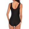 imageAmerican Trends Athletic Swimsuit for Women One Piece Lap Swimming Training Suit Tummy Control Bathing Suits00 Light Blue