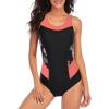 imageAmerican Trends Athletic Swimsuit for Women One Piece Lap Swimming Training Suit Tummy Control Bathing Suits00 Pink Floral