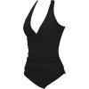 imageAmerican Trends Tankini Swimsuits for Women 2024 Womens Tankini Tops Tummy Control Swim SuitsBlack