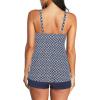 imageAmerican Trends Two Piece Bathing Suits for Womens Tankini Swimsuits Plus Size Swimwear with Tummy Control BoyshortsA Grey Plaid Print