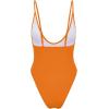imageAmerican Trends Womens One Piece Swimsuits Sexy V Neck Bathing Suit Open Back High Cut SwimwearOrange