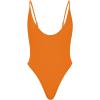 imageAmerican Trends Womens One Piece Swimsuits Sexy V Neck Bathing Suit Open Back High Cut SwimwearOrange