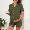 imageAmerican Trends Maternity Nursing Pajamas Button Down Postpartum Lounge Sets for Women Pregnancy Breastfeeding PjsArmy Green