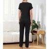 imageAmerican Trends Maternity Nursing Pajamas Postpartum Breastfeeding Labor Delivery Pjs Pregnancy Sleepwear Lounge SetBlack