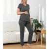 imageAmerican Trends Maternity Nursing Pajamas Postpartum Breastfeeding Labor Delivery Pjs Pregnancy Sleepwear Lounge SetGray