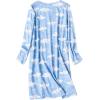 imageAmerican Trends Womens Long Sleeve Nightgowns Sleep Shirts Night Shirts Night Gown House Dresses Ladies Night Dress02 Long Blue Moon