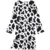 imageAmerican Trends Womens Long Sleeve Nightgowns Sleep Shirts Night Shirts Night Gown House Dresses Ladies Night DressCow Print