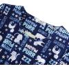 imageAmerican Trends Womens Long Sleeve Nightgowns Sleep Shirts Night Shirts Night Gown House Dresses Ladies Night DressLong Dark Blue Cats