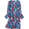 imageAmerican Trends Womens Long Sleeve Nightgowns Sleep Shirts Night Shirts Night Gown House Dresses Ladies Night DressLong Multicolor Leaf