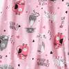 imageAmerican Trends Womens Long Sleeve Nightgowns Sleep Shirts Night Shirts Night Gown House Dresses Ladies Night DressLong Pink Cat