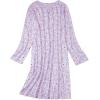 imageAmerican Trends Womens Long Sleeve Nightgowns Sleep Shirts Night Shirts Night Gown House Dresses Ladies Night DressLong Purple Star