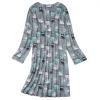 imageAmerican Trends Womens Long Sleeve Nightgowns Sleep Shirts Night Shirts Night Gown House Dresses Ladies Night DressOwl