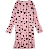 imageAmerican Trends Womens Long Sleeve Nightgowns Sleep Shirts Night Shirts Night Gown House Dresses Ladies Night DressPink Heart Print