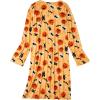 imageAmerican Trends Womens Long Sleeve Nightgowns Sleep Shirts Night Shirts Night Gown House Dresses Ladies Night DressPumpkin Skeleton