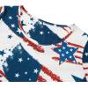 imageAmerican Trends Womens Long Sleeve Nightgowns Sleep Shirts Night Shirts Night Gown House Dresses Ladies Night DressStar American Flag