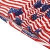 imageAmerican Trends Womens Long Sleeve Nightgowns Sleep Shirts Night Shirts Night Gown House Dresses Ladies Night DressStripe American Flag