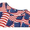 imageAmerican Trends Womens Long Sleeve Nightgowns Sleep Shirts Night Shirts Night Gown House Dresses Ladies Night DressStripe American Flag
