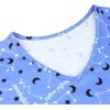 imageAmerican Trends Womens Pajama Sets Two Piece Sleep Shirt Short Sleeve Cartoon Print Pj Set Tops with Capri Pants SleepwearBeidou Star