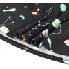 imageAmerican Trends Womens Pajama Sets Two Piece Sleep Shirt Short Sleeve Cartoon Print Pj Set Tops with Capri Pants SleepwearBlack Planet