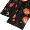 imageAmerican Trends Womens Pajama Sets Two Piece Sleep Shirt Short Sleeve Cartoon Print Pj Set Tops with Capri Pants SleepwearBlack Pumpkin