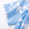 imageAmerican Trends Womens Pajama Sets Two Piece Sleep Shirt Short Sleeve Cartoon Print Pj Set Tops with Capri Pants SleepwearBlue Moon