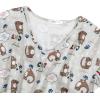 imageAmerican Trends Womens Pajama Sets Two Piece Sleep Shirt Short Sleeve Cartoon Print Pj Set Tops with Capri Pants SleepwearCoffee Cat