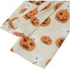 imageAmerican Trends Womens Pajama Sets Two Piece Sleep Shirt Short Sleeve Cartoon Print Pj Set Tops with Capri Pants SleepwearFlower Pumpkin