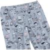 imageAmerican Trends Womens Pajama Sets Two Piece Sleep Shirt Short Sleeve Cartoon Print Pj Set Tops with Capri Pants SleepwearGrey Coffee