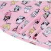 imageAmerican Trends Womens Pajama Sets Two Piece Sleep Shirt Short Sleeve Cartoon Print Pj Set Tops with Capri Pants SleepwearPink Cat Cup