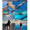 imageAthletic One Piece Swimsuits for Women Tummy Control Bathing Suits or Teen Girls Swimwear2 Blue Block