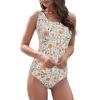 Orange Flower Print