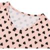imageAmerican Trends 2 Pack Cotton Pajamas for Women Set Two Piece Short Sleeve Sleepwear Tops with Capri Pants Summer Pj SetSet8
