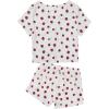 imageAmerican Trends Pajamas Set for Women 2 Piece Button Down Short Sleeve Pj Set Cute Pajamas Floral Sleepwear loungewear setStrawberry Print