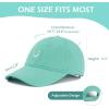 imageAmerican Trends Smile Face Baseball Cap for Women Men Ponytail Trucker Dad Hat Adjustable Golf Tennis HatCamo a