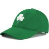 imageAmerican Trends Smile Face Baseball Cap for Women Men Ponytail Trucker Dad Hat Adjustable Golf Tennis HatGreen White Clover