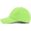 imageAmerican Trends Smile Face Baseball Cap for Women Men Ponytail Trucker Dad Hat Adjustable Golf Tennis HatNeon Green