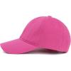 imageAmerican Trends Smile Face Baseball Cap for Women Men Ponytail Trucker Dad Hat Adjustable Golf Tennis HatRose Red