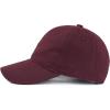 imageAmerican Trends Smile Face Baseball Cap for Women Men Ponytail Trucker Dad Hat Adjustable Golf Tennis HatWine Red
