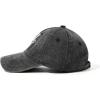 imageAmerican Trends Smile Face Baseball Cap for Women Men Ponytail Trucker Dad Hat Adjustable Golf Tennis HatZ Dad Black