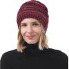 imageAmerican Trends Winter Hats for Women 4 Pack Beanie Hats Caps Knit Chunky Slouchy Beanie HatsA Purple Colorful